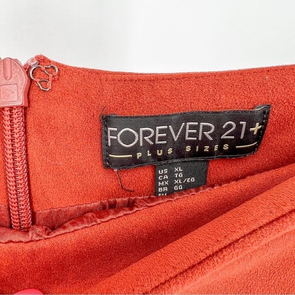 Forever 21 Burnt Orange Fringe Skirt - Picture 6 of 6